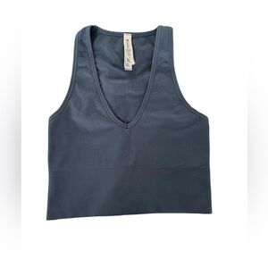 Athleta  NWOT Aurora Seamless Crop Rib Tank size XS